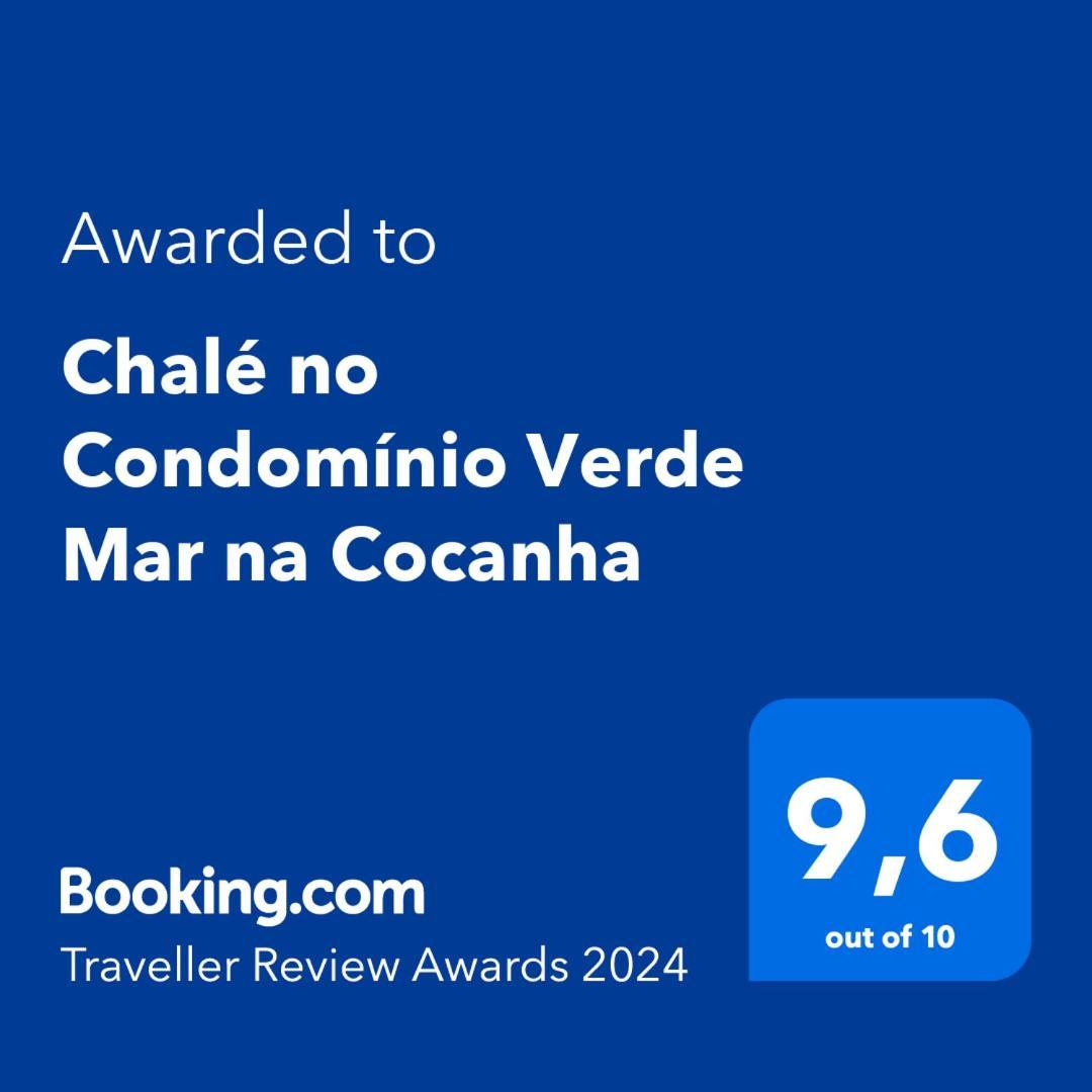 Chale No Condominio Verde Mar Na Praia Da Cocanha Карагуататуба Экстерьер фото